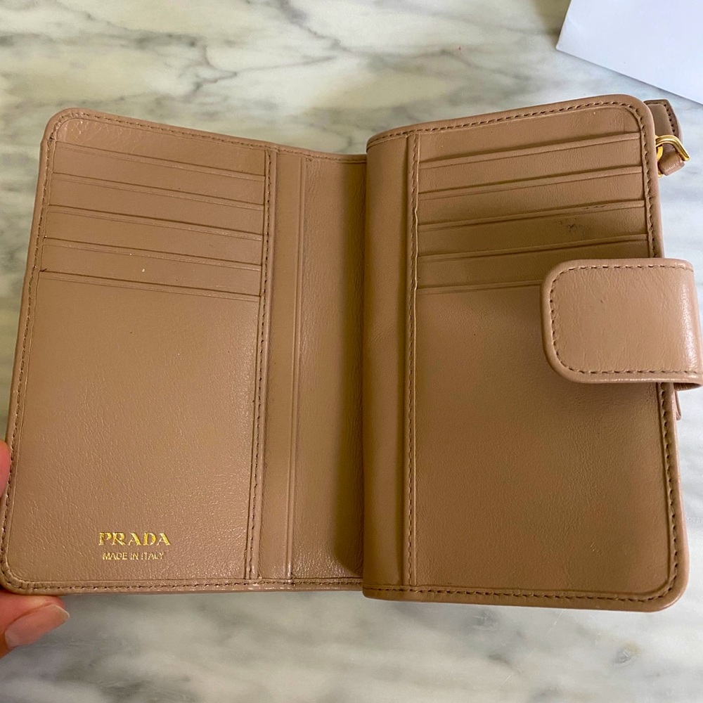 NEW Prada Soft Pink- Zip flap bow wallet - Picture 8 of 12